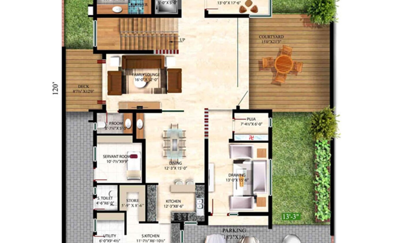 Ground Floor: 2715 sqft